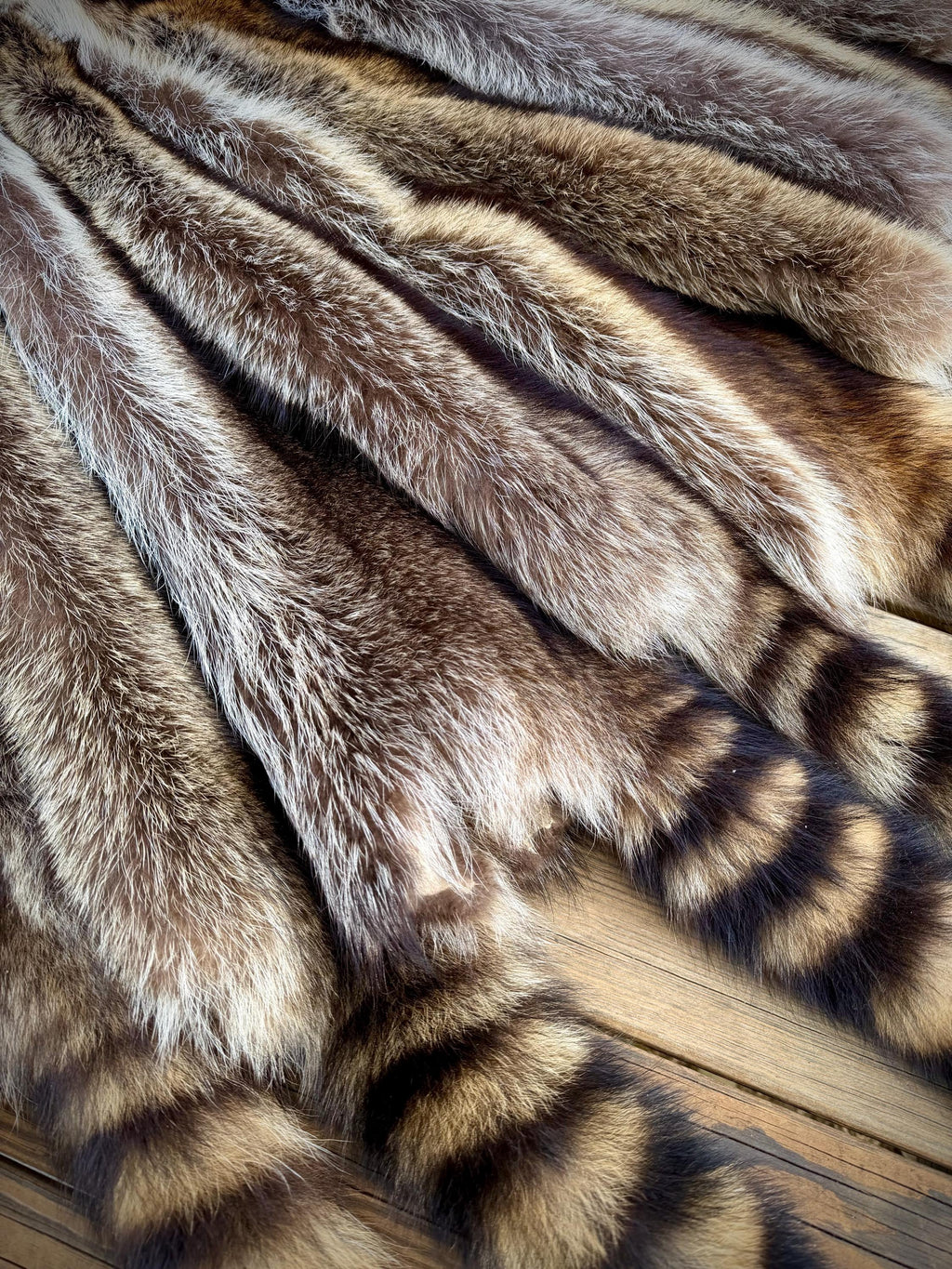 Maine Raccoon Pelt, Prime Northern Heavy Raccoon, Professionally Soft Tanned