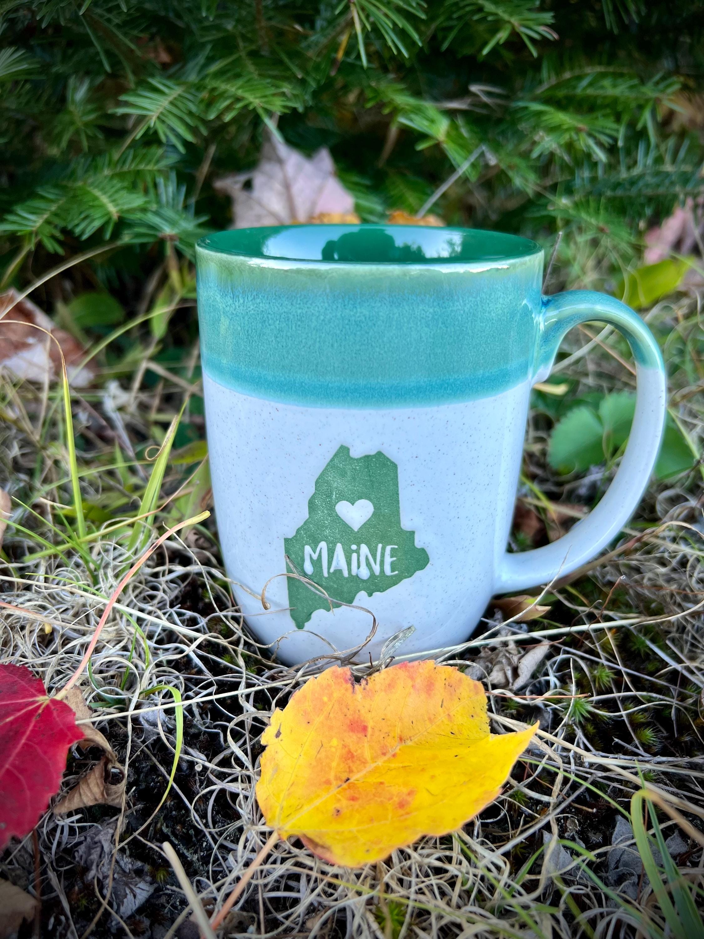 Maine Gift Set: Maine Mug, Chaga Tea, Beaver Fur Handwarmers and Maine Maple Syrup