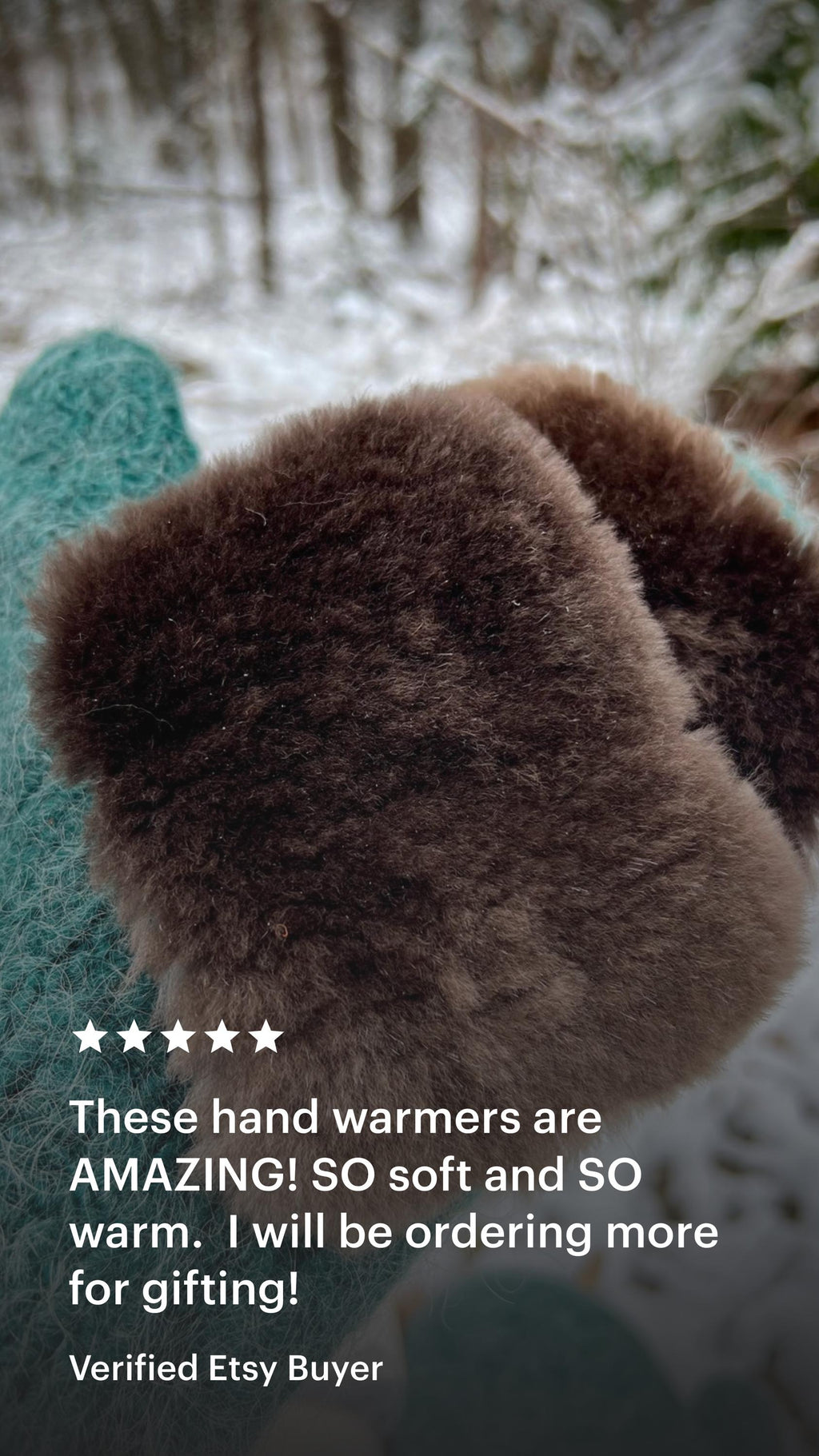 Youth Beaver Fur Hand and Foot Warmers - (Reusable)