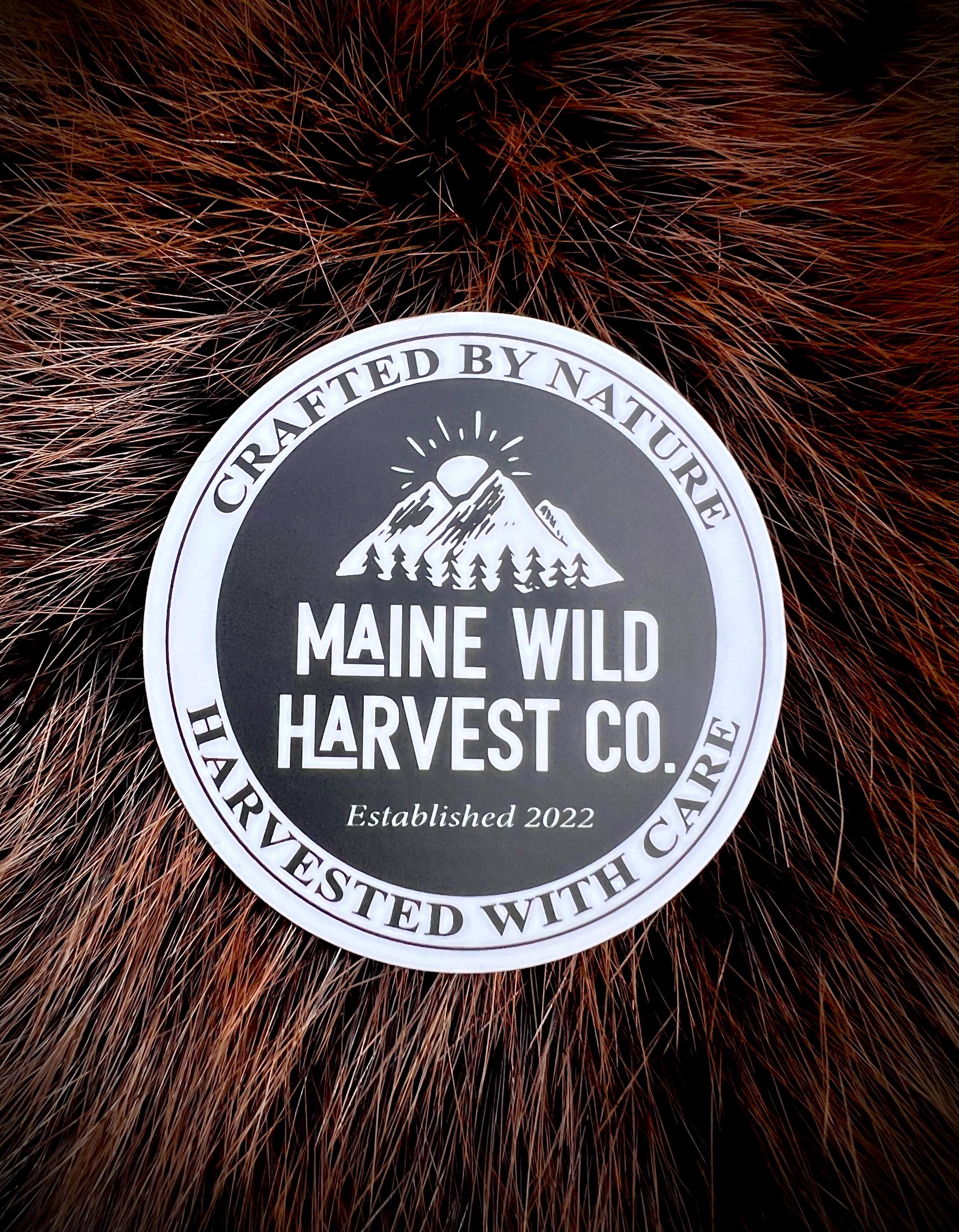 Maine Wild Harvest Company Sticker - 3” x 3”