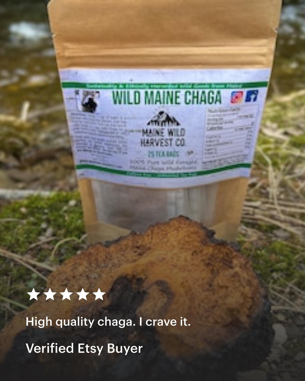 Maine Gift Set: Just a Kid from Maine Mug, Chaga Tea, Beaver Fur Hand Warmers & Maple Syrup