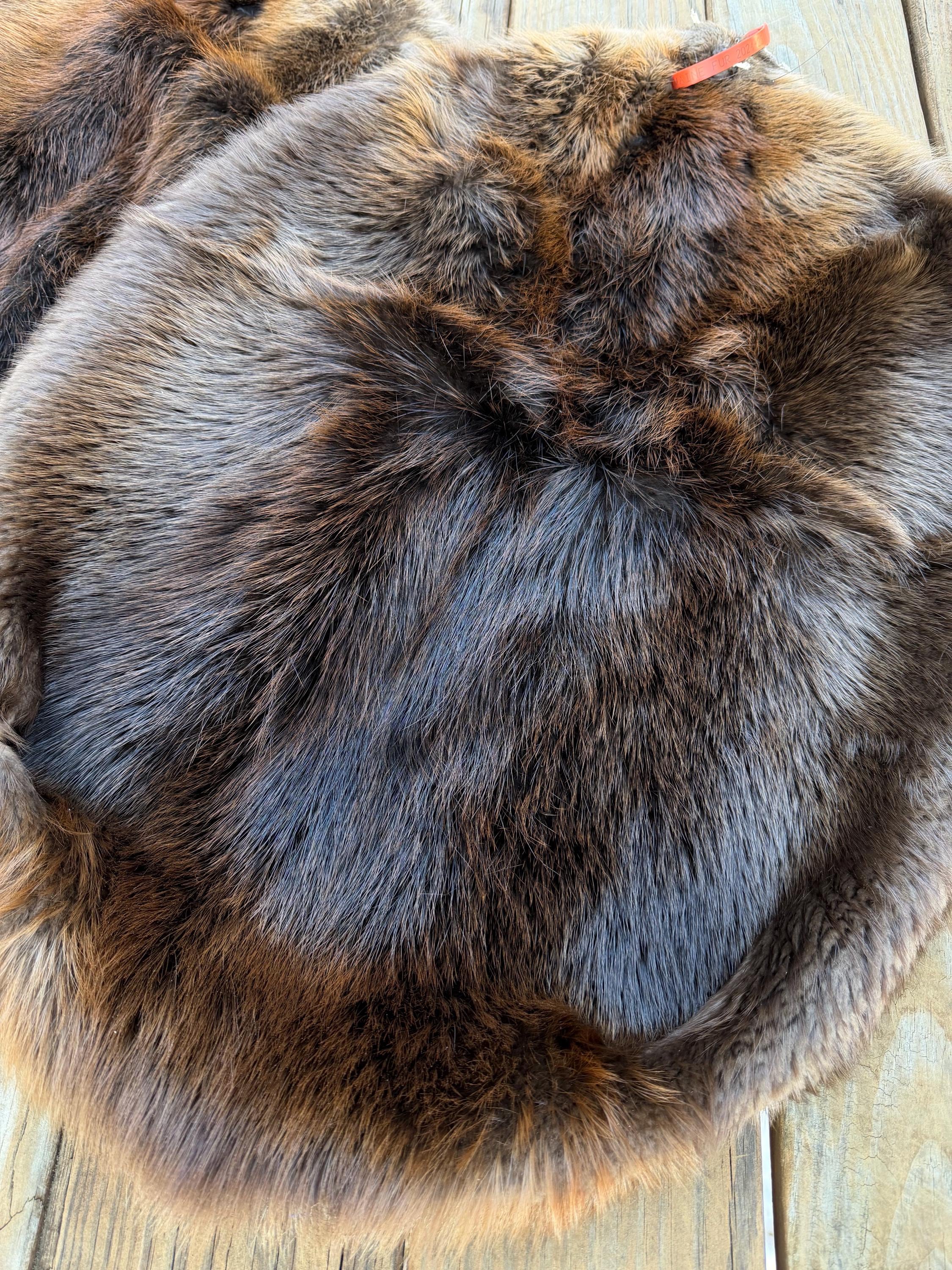 Maine Beaver Pelt, Prime Northern Heavy Beaver, Professionally Soft Tanned
