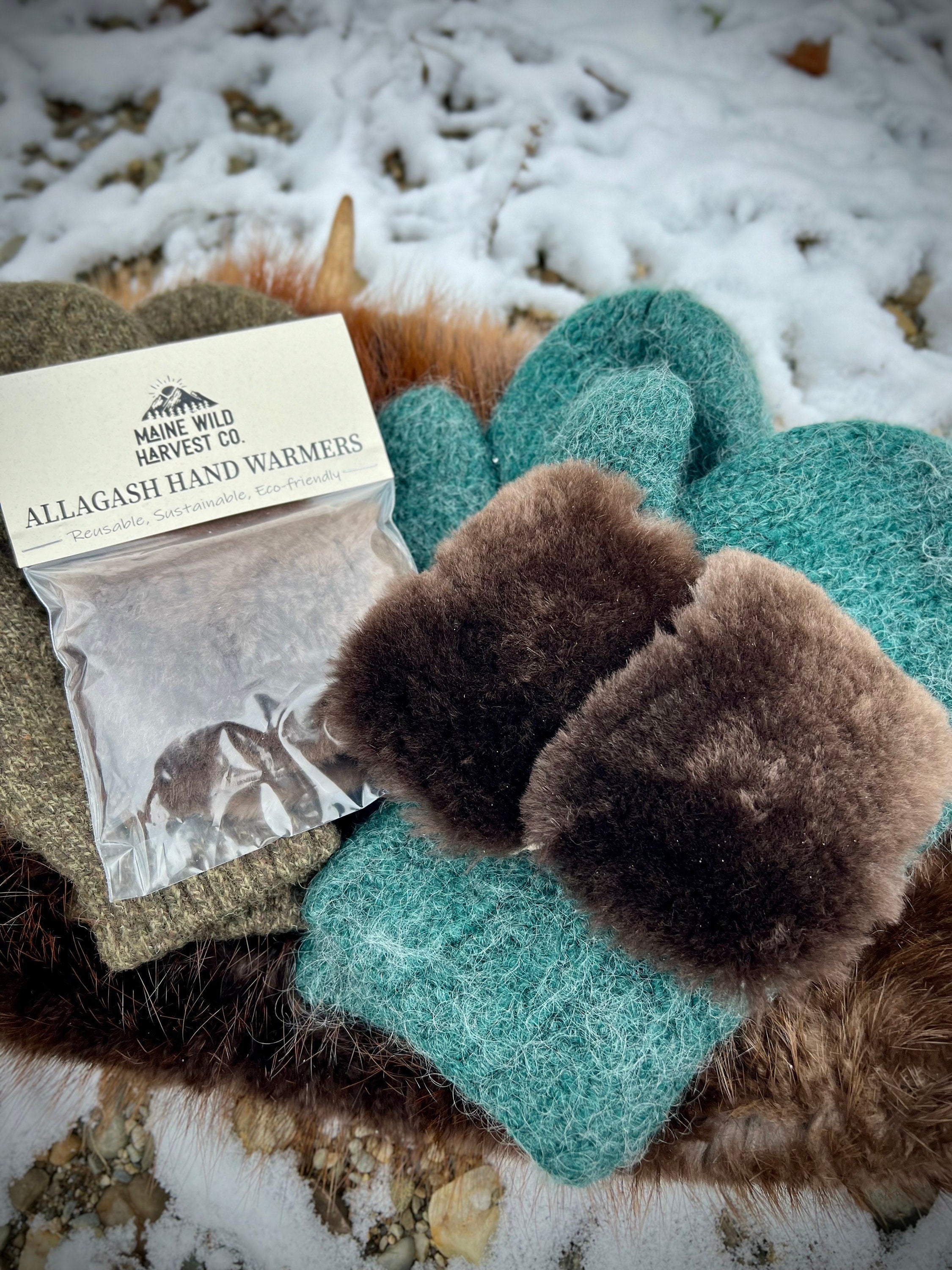 Youth Beaver Fur Hand and Foot Warmers - (Reusable)